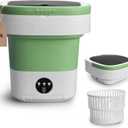 Portable Washing Machine, 20L Foldable Washer with Spin Basket, Upgraded 3 Modes Deep Cleaning for Baby Clothes, Underwear & Socks, fit for Hotel, Travel, Camping, Apartment & Dorm