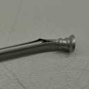 Kenney Nicholas Twist & Fit No Tools Tension Curtain Rod, 48 to 84 Inches, Brushed Nickel Silver Extendable, Easy Install