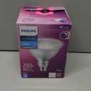 Philips 250-Watt Equivalent PAR38 Dimmable High Lumen LED Flood Light Bulb Bright White (5000K)