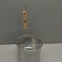 1pc Stainless Steel Filter Spoon Handle Colander Practical Cookware Strainer Kitchen Cookware Noodle Colander Stainless Steel Cooking Tool Kitchen Supply