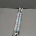 2 x Coavas Decorative Window Privacy Film, Heat Control Sun Blocking Stained Glass Window Film, Floral Design Static Cling, Non Adhesive Windows Tint for Bathroom Front Door(Vinyl, 17.5" x 78.7 ") (Frosted)