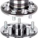 ECCPP Rear 5 Lugs Wheel Bearing and Hub Assembly 2004-2006 for Lexus RX330 2007-2009 for RX350 2006-2008 for RX400h 2004-2013 for Toyota Highlander 2009-2013 for Venza Wheel Hub Bearings 512284