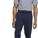 adidas Golf Men's Ultimate365 Stripe Polo Shirt, White/Collegiate Navy, Medium