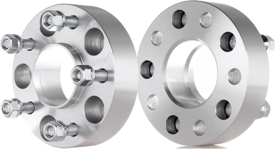ECCPP 2PCS 1.5 inch 5 Lug Hubcentric Wheel Spacers 5x4.75 to 5x4.75 5x120.65mm hub 70.5mm with 12x1.5 Studs fit for GMC Jimmy 1991-2005 | for GMC S15 1982-1990 | 1989-2013 for Chevrolet Corvette