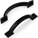 Probrico 5 Pack Cabinet Pulls 3 Inch Hole Center(76mm) Matte Black Cabinet Handles Drawer Pulls for Kitchen Cabinet Cupboard