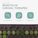 Far Infrared Heating Pad for Back, Neck, Shoulder & Muscle Pain Relief - Weighted Electric Mat with Jade & Tourmaline Stones, Grounding - by HealthyLine Full Body Large Size 72 x 24 in