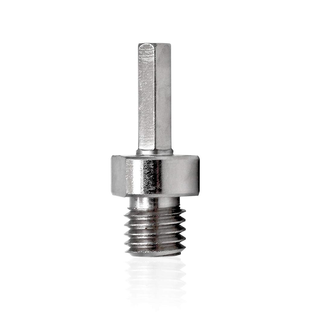 Core Drill Bit Arbor Adapter, 5/8"-11 Thread to 3/8" Hex Shank for Threaded Diamond Hole Saw Core Drill Bit