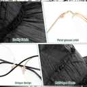 4PCS Witch Costume Accessories Set Wicked Costume Witch Costume Accessories with Hat Gloves Glasses