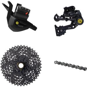 Box Four 8 Speed Multi Shift Non E-Bike and Single Shift E-Bike Cycling Groupset with Rear Derailleur, Shifters, Cassette, Chain, Shift Housing Kit Components Mountain Bike Drivetrain Upgrade Box Four 8 Speed Multi Shift Non E-Bike and Single Shift E-Bike Cycling Groupset with Rear Derailleur, Shifters, Cassette, Chain, Shift Housing Kit Components Mountain Bike Drivetrain Upgrade