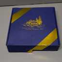 10" Oak Bathroom Vanity Tray Turntable for Perfume Candle, Round Wooden Decorative Tray for Kitchen Sink Countertop Organizer, Bathroom Counter Organizer for Skincare Makeup, Rustic Whitewased