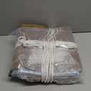 Upgraded Clear Vinyl Outdoor Curtains for Patio Waterproof, Clear Vinyl Patio Enclosure, Heavy Duty Tarp with Grommets, Rope and Zip Ties for Porch, Pergola, Gazebo, Balcony(8'H x 12'W)