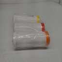 Chengu Fruit Juice Pour Bottles 34 oz Plastic Liquor Bar Supplies with Stainless Steel Bottle Pourer Tapered Spout for Cocktail Bartending Liquor Juice Store(Bright Colors,3 Pack)