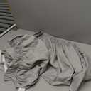 Wrap Around Dust Ruffle Bed Skirt - Light Grey - Twin/Twin XL Size Beds with 15 Inch Drop - Elastic Strap - Adjustable Pleated Bedskirt with Brushed Fabric and Wrinkle Free - Women, Men, Kids & Teens