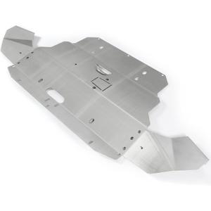 ALMULOO Skid Plate Silver Compatible with 1996-2008 Audi A4 S4 B5 B6 B7 Aluminum