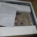 Tatub 20" End Table with Charging Station, Industrial Square Side Table with USB Ports & Outlets, Versatile 2-Tier Small Nightstand for Bedroom Living Room, Black