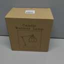 Candle Warmer Lamp With 2 Bulbs, Dimmable With Timer, 2H/4H/8H Timer, Adjustable Height & Heat, Electric Lamp Compatible With Large Jar Candle (Retro Brown)