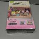 Koko's Cat Town DIY Miniature House Kit,Tiny Pink House SeriesCake Shop Building Kit,Dollhouse for 3 and up, Dollhouse Building Kit with Cats,Cat Toys Gift for Girls Boys Teens Kids Ages 3+