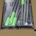 TOOGE Larger Pooper Scooper, Dog Pooper Scooper for Large Medium Small Dogs Heavy Duty Long Handle Metal Tray Rake Shovel Set for Yard Grass