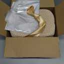 5 Pack Small Woven Storage Baskets for Shelves, Cotton Rope Baskets Organizer for Bathroom, Closet & Nursery, Decorative Storage Bins for Organizing Socks, Toys, 11.8"x7.9"x4.7", Khaki/White