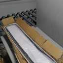 Modern LED Ceiling Light, 60W 6000K Linear Black Flush Mount Light Fixture, 39.4'' Low Profile Light Fixture Long LED Ceiling Lamp for Bedroom Living Room Hallway Kitchen (Cool White Light)