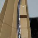 Bonpally Curved Shower Curtain Rod for Bathroom, 40-72 Inches Adjustable Curved Shower Rod, 0.9MM Aluminum Shower Curtain Rod with Rotating Brackets for Extra Shower Space, Need to Drill, Black