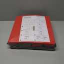 Christmas Ornament Storage Box Store 128 Ornaments, Xmas Ornament Organizer Storage box with Dual Zipper Closure and Adjustable Dividers, Large Holiday Decorations Containers with 8 Individual Trays (Red)