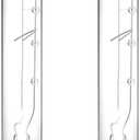 Bonlux 40 Watt T6.5 Refrigerator Light Bulb Dimmable, 120V Intermediate Base E17 Clear Appliance Bulb 5.4In T6.5 Exit Sign Light Bulb, Freezer Light, Warm White 2700K, 2-Pack