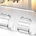 Hooks for Outdoor String Lights Clips: 26Pcs Heavy Duty Light Hook with Waterproof Adhesive Strips - Outside Clear Cord Holders for Hanging Christmas Lighting - Outdoors Sticky Clip