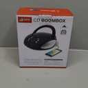 GPX, Inc. Portable Top-Loading CD Boombox with AM/FM Radio and 3.5mm Line in for MP3 Device - Black (Pack of 1)