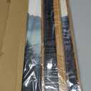 LHIUEM Large Boho Mountain Framed Wall Art Set,Green Foggy Forest Wall Painting,Abstract Nature Sunrise Artwork,Watercolor Pine Tree Wall Decor for Living Room,Bedroom,Office-16''x24''x3