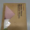 2-Pack Organic Bassinet Sheets for Girls, Boys - 100% Cotton Bassinet Mattress Sheets Compatible with Halo Bassinest Swivel Sleeper, Graco, Baby Delight, Chicco, Unisex Fitted Bassinet Sheets (Rose)