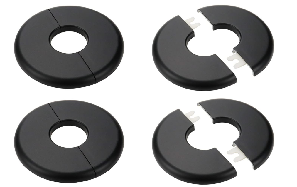 1" Wall Split Flange Round Escutcheon Plate for Kitchen Pipe