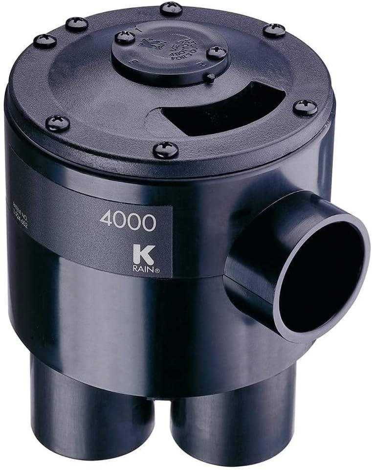 K Rain 4404 4000 Series Indexing Valve with 4 Outlets and 4 Zones