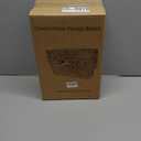 Storage Basket with Lid and Handle, Durable Toilet Paper Holder, Waterproof Bathroom Organizers and Storage, Wicker Basket for Bathroom Storage, Grey