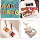 10 Pcs Laserable Leatherette Sheets, 12.6 x 10.2 Inch Blank Leather for Laser Engraving 10 Colors Faux Leather Sheets for Hats, Cap, Keychain, DIY Projects, Engraver Leathers Material