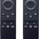 Pack of 2 Universal Remote-Control for Samsung Smart-TV, Remote-Replacement of HDTV 4K UHD Curved QLED and More TVs, with Netflix Prime-Video Hulu Buttons (BN59-1301)