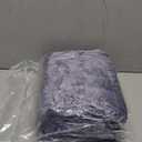 Heated Blanket Throw 50" x 60" - Soft Flannel Sherpa Electric Blanket Throw with 5 Heating Levels & 4 Hours Auto Off, Machine Washable, Ideal Gift for Grandma (Purple)