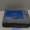 Bedsure California King Sheet Sets - 4 Pieces Soft Cal King Sheets - Breathable & Cooling - Hotel Luxury - Easy Care Polyester Microfiber Bedding for Women, Men, Dark Grey