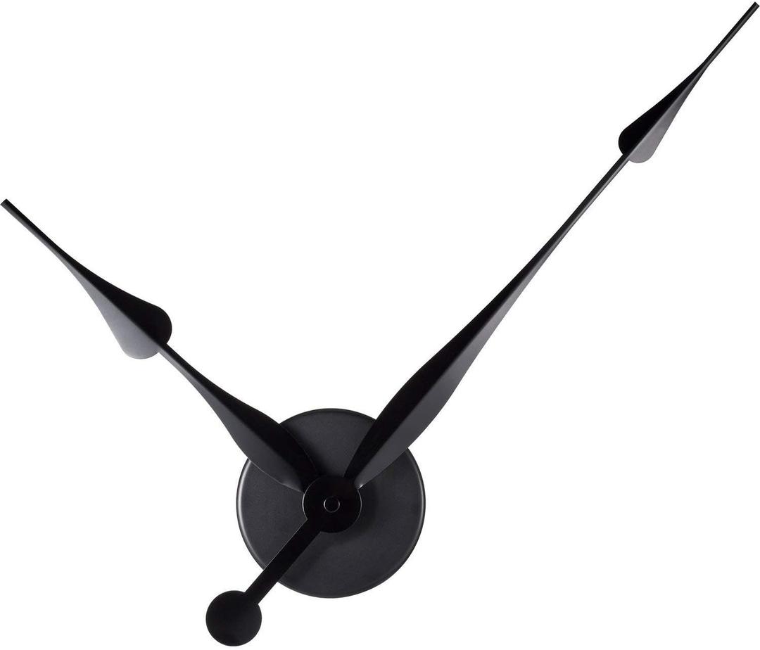 Hicarer DIY Large Clock Hands 3D Quartz Wall Clock with 12 Inch Long Spade Hands for Kitchen Office and Home Art Decor Movement Mechanism Accessories