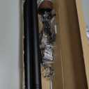 Wood Curtain Rods for Windows 48 to 84 Inch, 1 Diameter Drapery Rod with Imitation Wood Grain Finials, Adjustable Heavy Duty Curtain Rod Set, Indoor/Outdoor Modern Curtains Rods, 30-88