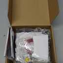 LANSCOERY Small Acrylic Display Case with Adjustable Yellow/White/Warm LED Light, UV Protection Clear Display Box, Dustproof Showcase for Action Figures, Models, Collectibles - 4x4x4inch