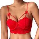 Women Sexy Clothing Beading Sleeveless Lace Sexy Beauty Back Halter Crop Top Club Vintage Tank Tops Bra Vest Tank Top Female Casual X-Small
