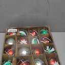 3.15 Christmas Balls Ornaments - 16PCS Plastic Christmas Tree Balls, White Green Silver and Red Hanging Decorations, Shatterproof Ornaments for Christmas