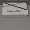 Straight 13x4 HD Lace Front Wig for Women, 26inch Heat Resistant Synthetic Hair Glueless Pre Plucked Straight Human Hair-Like Layered Wig with Realistic Scalp (Silver Gray Color)