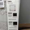 Zebra Roller Window Blinds,Custom Cut to Size,Roller Blinds Dual Layer Roller Shade Blinds, White,Fixed 72 InchesHigh,20 Inches Width