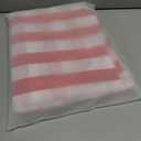 Thinkday 6ft Red and White Striped Tablecloth Stripe Table Cover Rectangle Carnival Circus Tablecloth Waterproof Reusable Table Decor 70 x 30 Inches Polyester Picnic Outdoor Holiday Party Decor