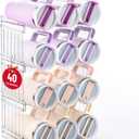 Large Tumbler Organizer for Stanley Cup 40 oz, Patented Kitchen Pantry Organizers and Storage for Stanley Cup Accessories, Stackable Water Bottle Organizer Holder Gifts 4Pack Large-12-bottle