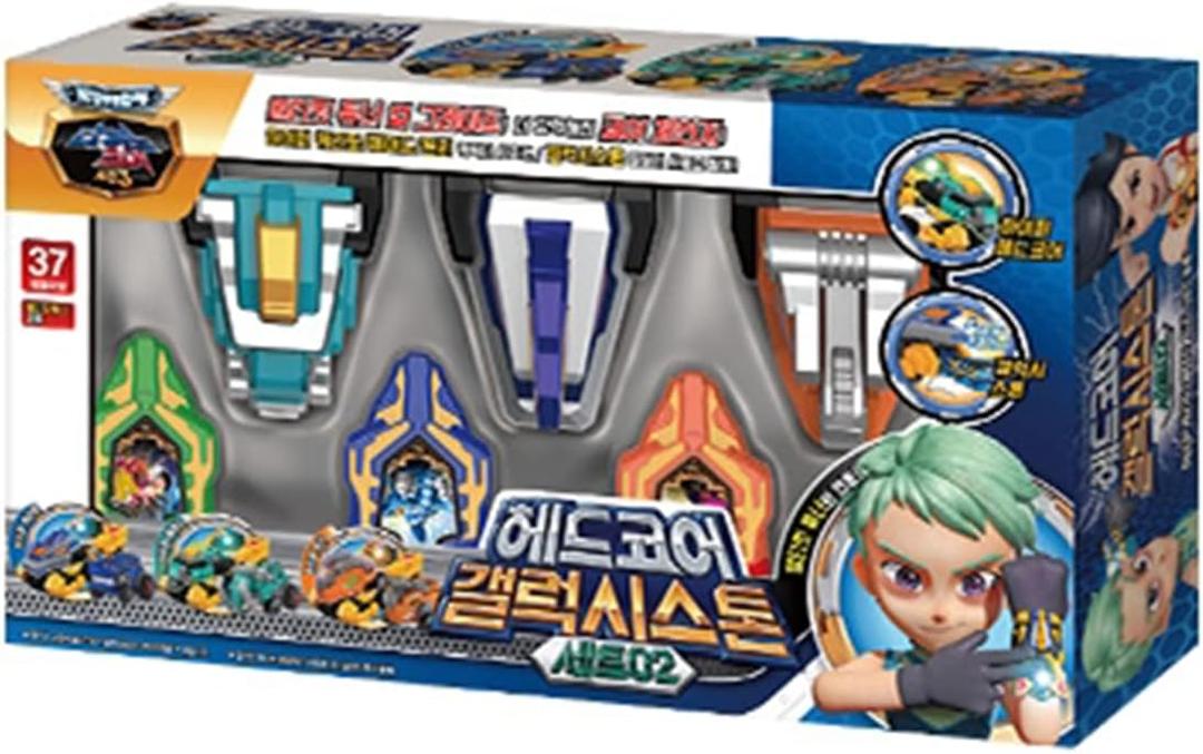 Gneric Dino Core Season 3 Head Core Galaxy Stone Set No.2 (Head Core 3 Types + Galaxy Stone 3 Types), Korean Version
