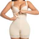 Shapewear for Women Faja Body Shaper Tummy Control Butt Lifter Bodysuit (Small, Beige)