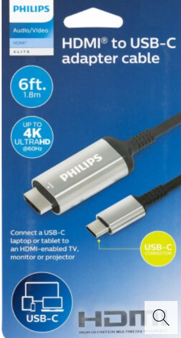 Philips Elite HDMI® to USB-C Video Adapter Cable